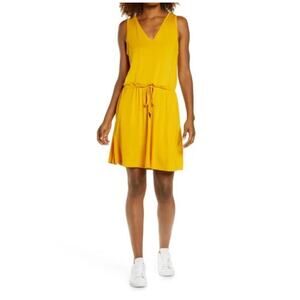 NWT SWEATY BETTY Golden Yellow Take it Easy Dress Size L / 12